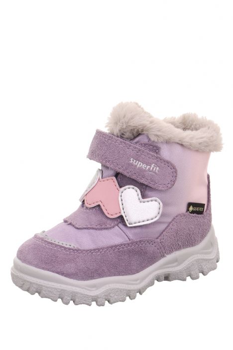 6061 Superfit Husky + Kız Çocuk Gore-Tex Bot 22-28 8500-HUSKY+/LILA/ROSA/VELOURS/TEXTIL
