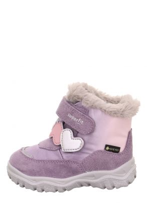 6061 Superfit Husky + Kız Çocuk Gore-Tex Bot 22-28 8500-HUSKY+/LILA/ROSA/VELOURS/TEXTIL