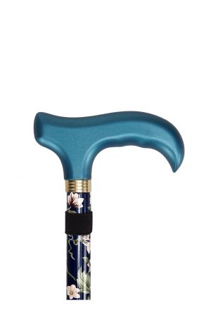 606B Kifidis HC Mini Desenli Katlanır Baston 194 - BLUE
