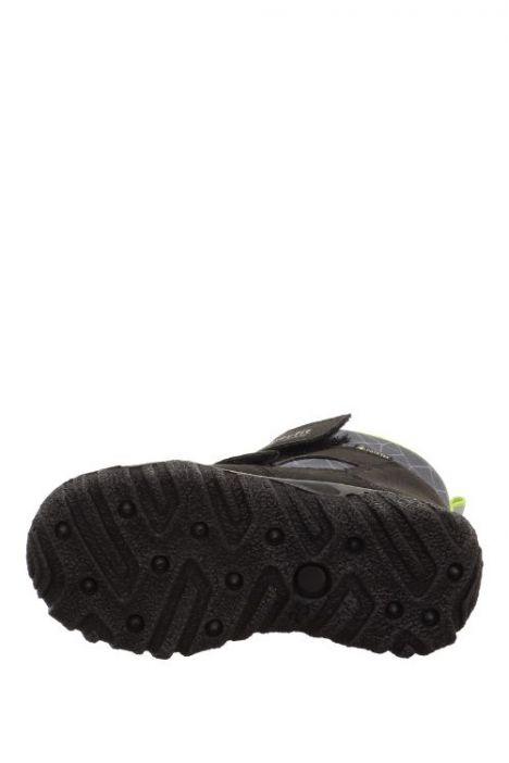 6080 Superfit Husky Unisex Çocuk Gore-Tex Bot 27-35 0020-SCHWARZ/HELLGRÜN/TEXTIL