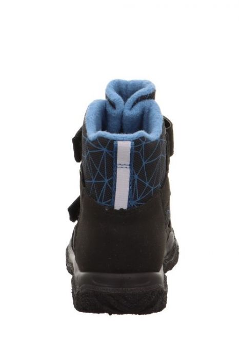 6080 Superfit Husky Unisex Çocuk Gore-Tex Bot 27-35 0010-SCHWARZ/BLAU/TEXTIL