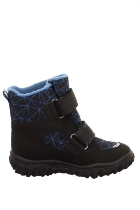 6080 Superfit Husky Unisex Çocuk Gore-Tex Bot 27-35 0010-SCHWARZ/BLAU/TEXTIL