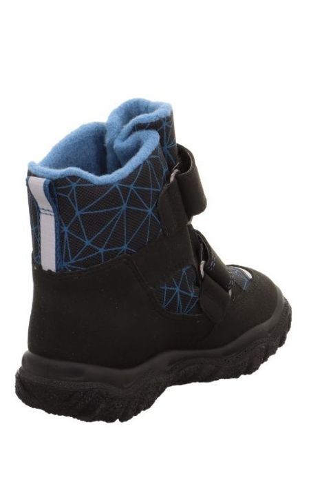 6080 Superfit Husky Unisex Çocuk Gore-Tex Bot 27-35 0010-SCHWARZ/BLAU/TEXTIL