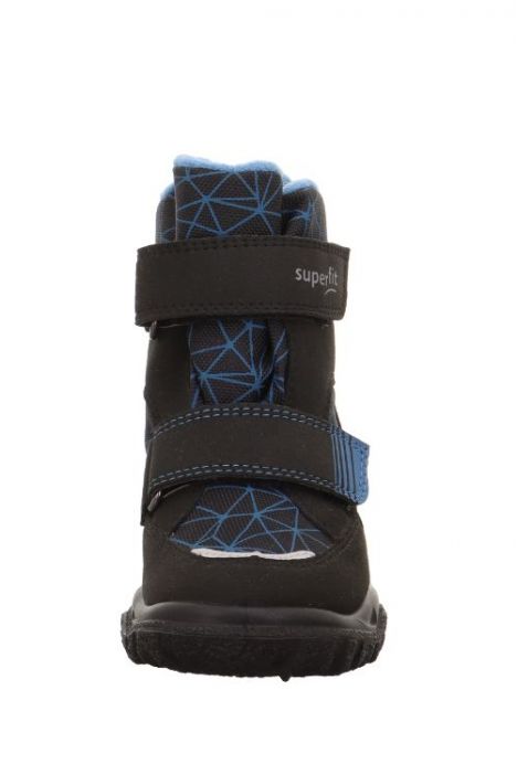 6080 Superfit Husky Unisex Çocuk Gore-Tex Bot 27-35 0010-SCHWARZ/BLAU/TEXTIL