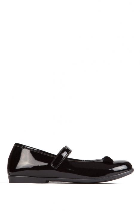 6083F4 Kifidis Melania Rugan Okul Ayakkabısı 31-38 Siyah / Cha. Negro