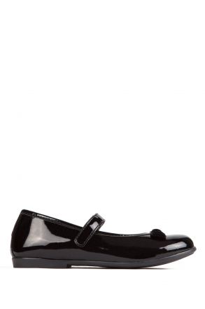 6083F4 Kifidis Melania Rugan Okul Ayakkabısı 31-38 Siyah / Cha. Negro