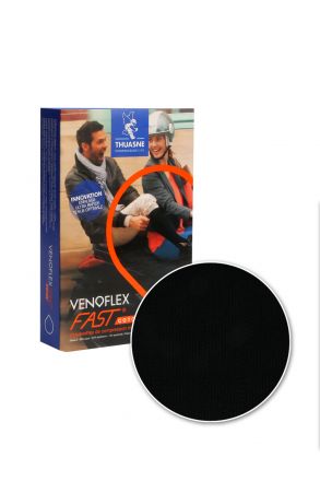 6129-13 Venoflex Fast 15-20 mmHg Erkek İçin Çorap (Uzun) Siyah / Black
