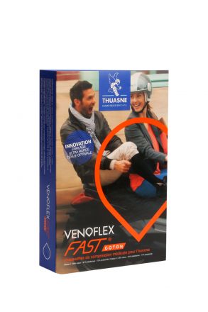 6129-13 Venoflex Fast 15-20 mmHg Erkek İçin Çorap (Uzun) Gri / Grey