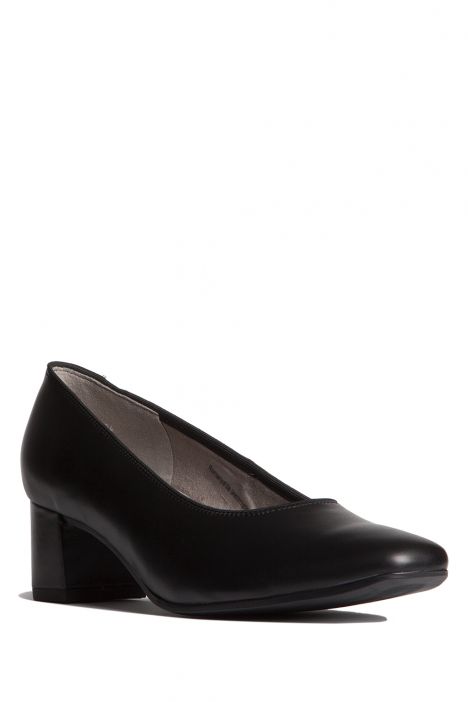 61620 Ara Shoes Kadın Topuklu Deri Hostes Ayakkabısı 3-8 LAGO, BLACK - 84LB