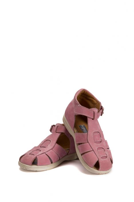 622 Kalite İlk Adım Çocuk Ayakkabısı 19-24 Nubuk Pembe