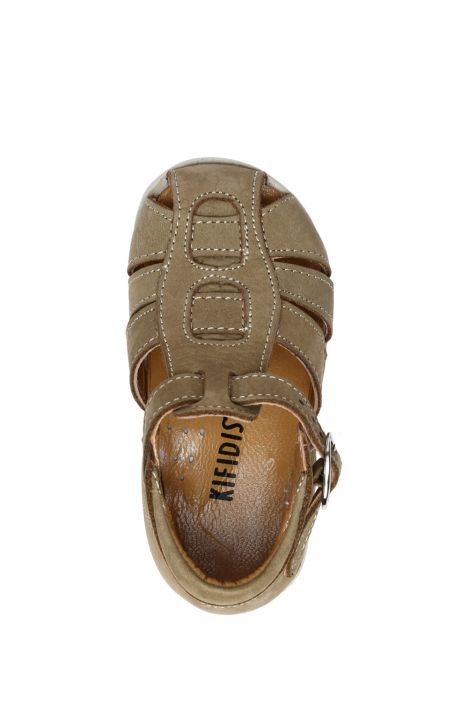 622 Kalite İlk Adım Çocuk Ayakkabısı 19-24 Nubuk Bej / Nubuck Beige