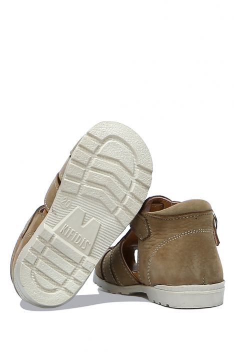 622 Kalite İlk Adım Çocuk Ayakkabısı 19-24 Nubuk Bej / Nubuck Beige