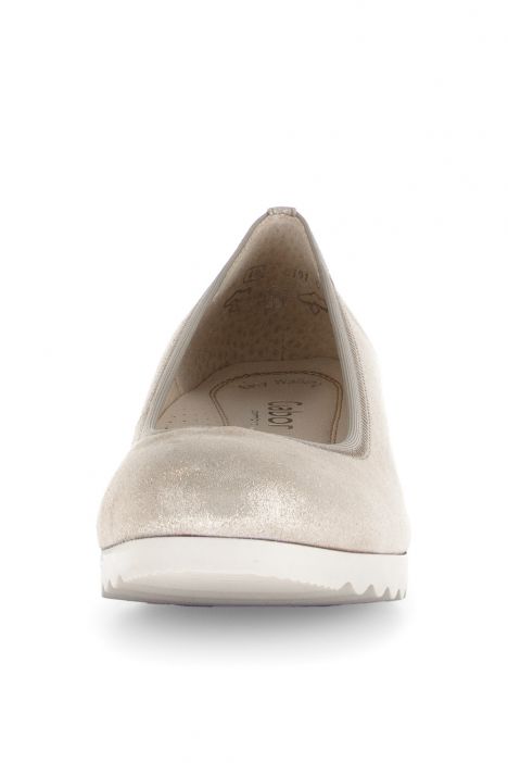 62641 Gabor Kadın Dolgu Topuklu Espadril 3.5-7.5 12 Bej/Drill / silk (Kork/m)