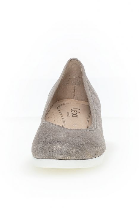 62641 Gabor Kadın Dolgu Topuklu Espadril 3.5-7.5 95 Metalik/Caruso Metallic/muschel(Jute/weis)