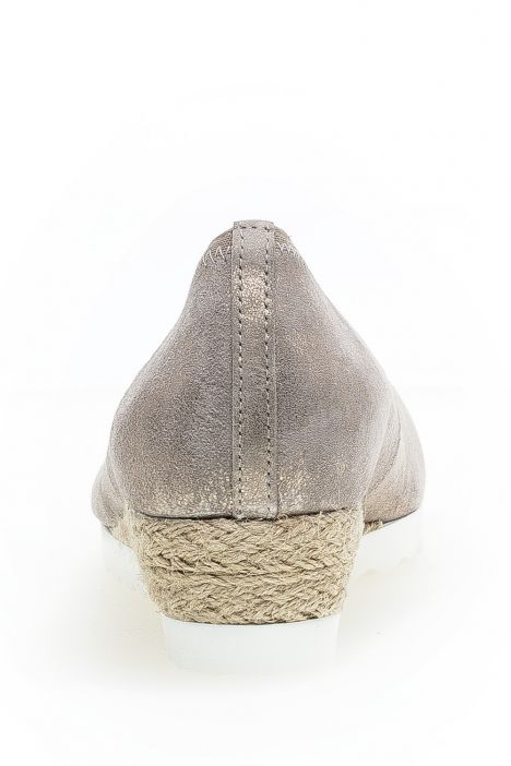 62641 Gabor Kadın Dolgu Topuklu Espadril 3.5-7.5 95 Metalik/Caruso Metallic/muschel(Jute/weis)