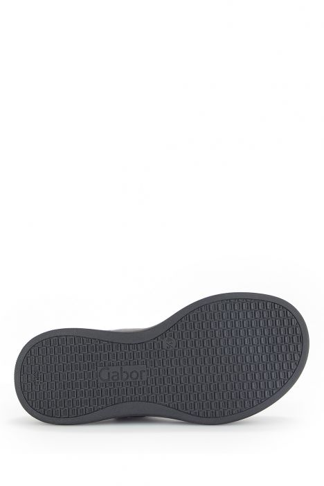 62863 Gabor Kadın Dolgu Topuklu Deri Sandalet 3.5-7.5 57 Siyah/Nappa schwarz(goldmatt/s)