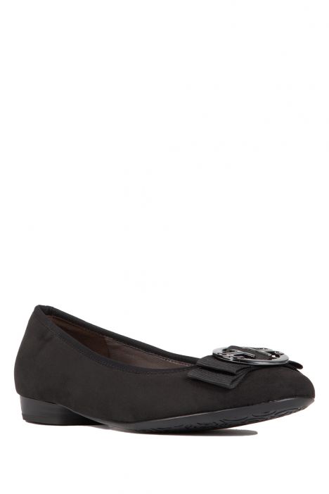 63306 Ara Shoes Kadın Nubuk Babet 3,5-8,5 SCHWARZ,FUCILE - 01SF
