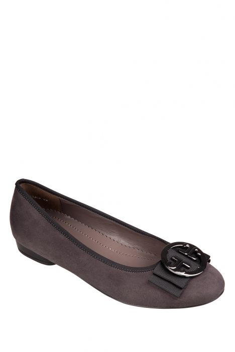 63306 Ara Shoes Kadın Nubuk Babet 3,5-8,5 GREY,CANA - 06GC