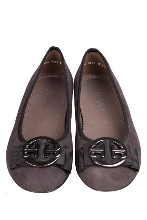 63306 Ara Shoes Kadın Nubuk Babet 3,5-8,5 GREY,CANA - 06GC