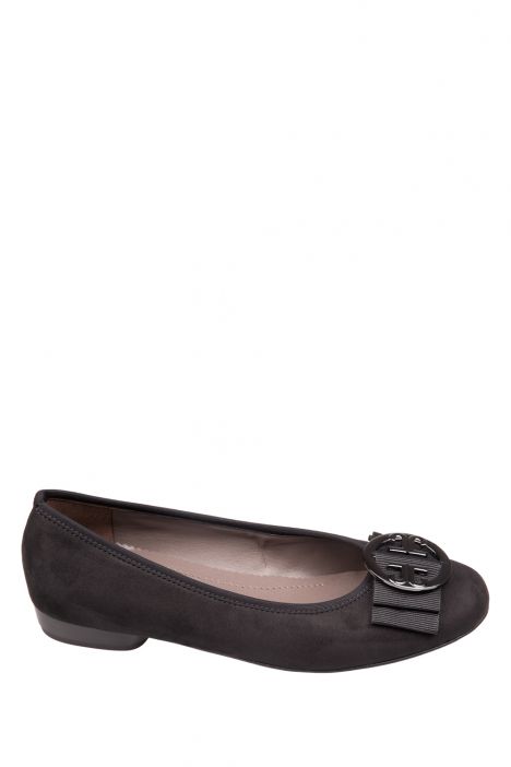 63306 Ara Shoes Kadın Nubuk Babet 3,5-8,5 SCHWARZ, SCH-LAC - 71SS