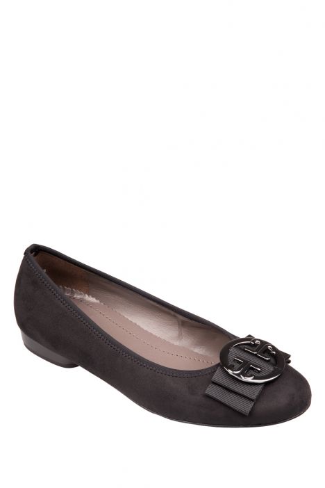 63306 Ara Shoes Kadın Nubuk Babet 3,5-8,5 SCHWARZ, SCH-LAC - 71SS