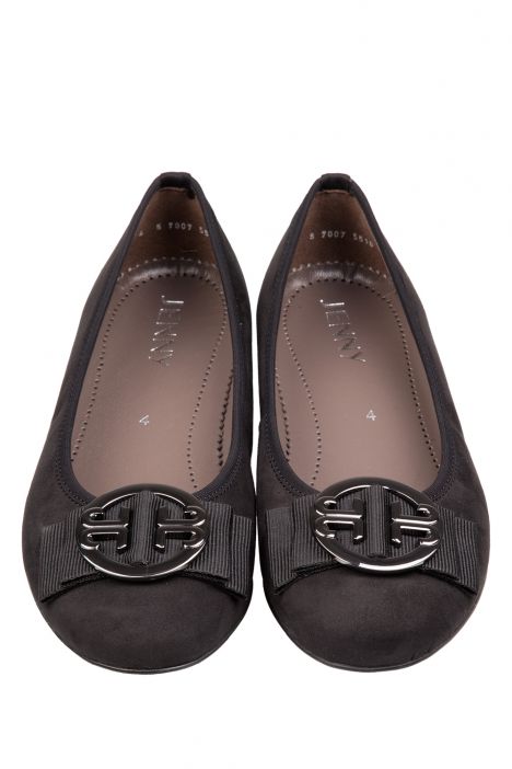 63306 Ara Shoes Kadın Nubuk Babet 3,5-8,5 SCHWARZ, SCH-LAC - 71SS