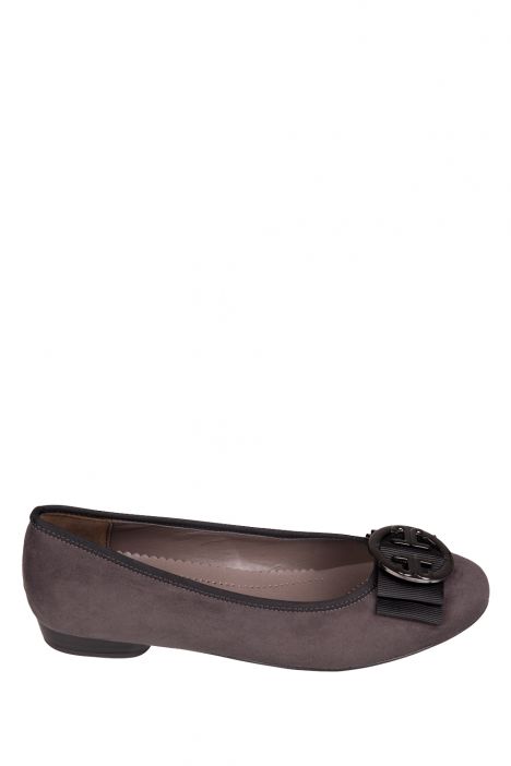 63306 Ara Shoes Kadın Nubuk Babet 3,5-8,5 GREY,CANA - 06GC
