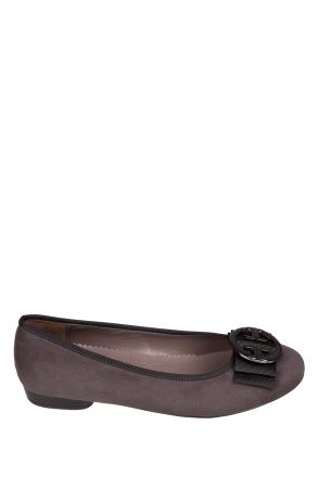 63306 Ara Shoes Kadın Nubuk Babet 3,5-8,5 GREY,CANA - 06GC