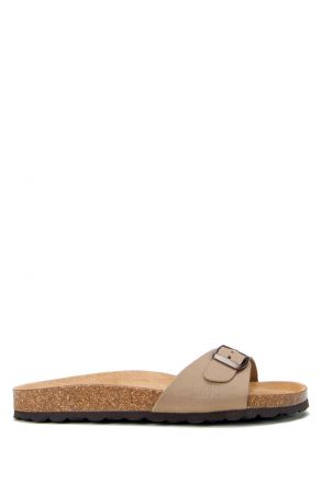6336 Ch-Kifidis Kadın Terlik 36-42 KHAKI-YEŞİL TONU