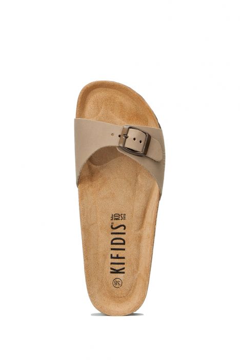 6336 Ch-Kifidis Kadın Terlik 36-42 KHAKI-YEŞİL TONU