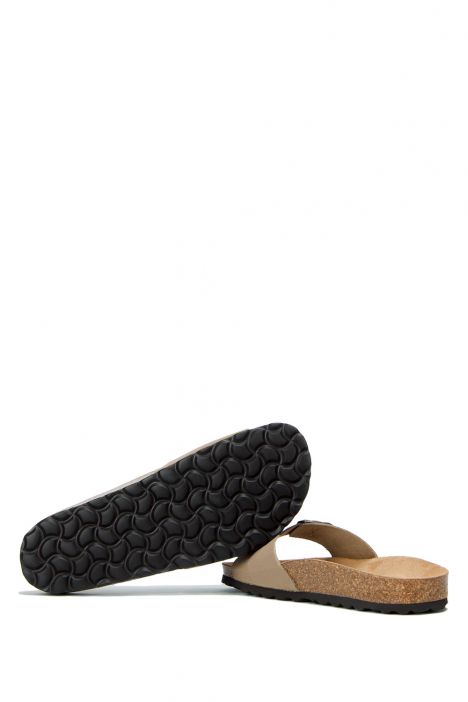 6336 Ch-Kifidis Kadın Terlik 36-42 KHAKI-YEŞİL TONU