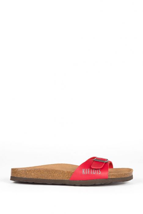 6336 Ch-Kifidis Kadın Terlik 36-42 Kırmızı / Red
