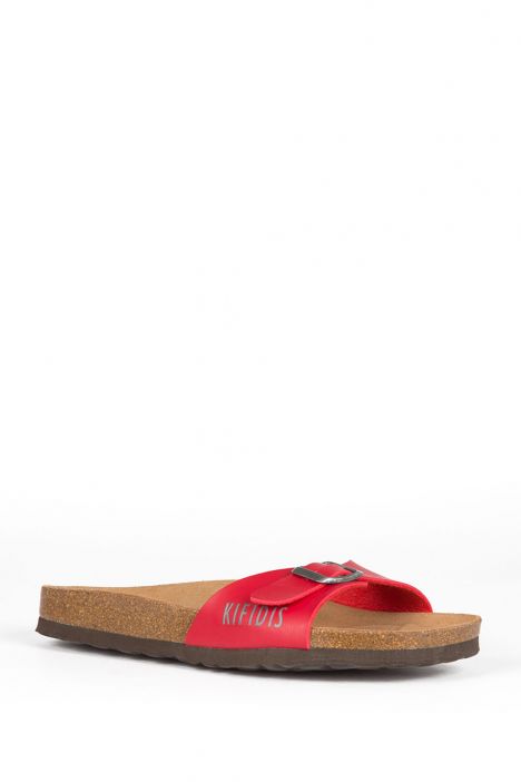 6336 Ch-Kifidis Kadın Terlik 36-42 Kırmızı / Red