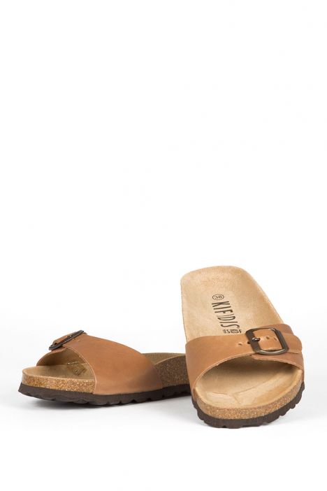 6336 Ch-Kifidis Kadın Terlik 36-42 TOBACCO