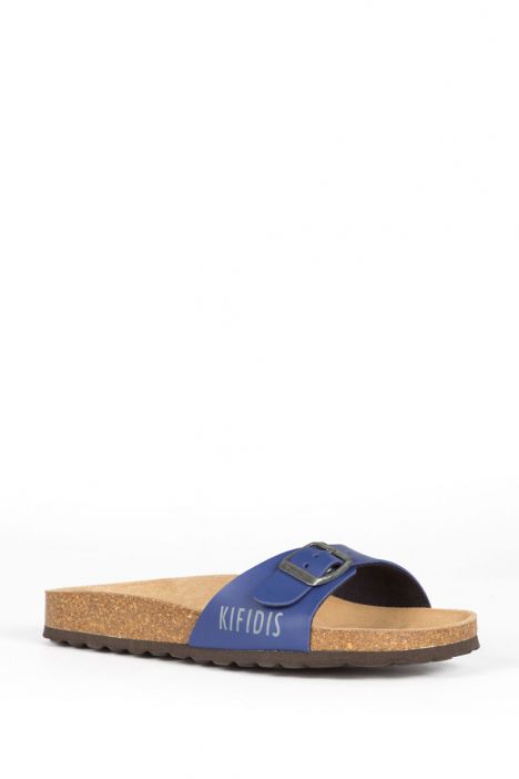 6336 Ch-Kifidis Kadın Terlik 36-42 Mavi / Blue