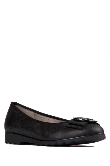 63384 Ara Shoes Kadın Deri Babet 3,5-8,5 CRU-MET, SCHWARZ - 82CS