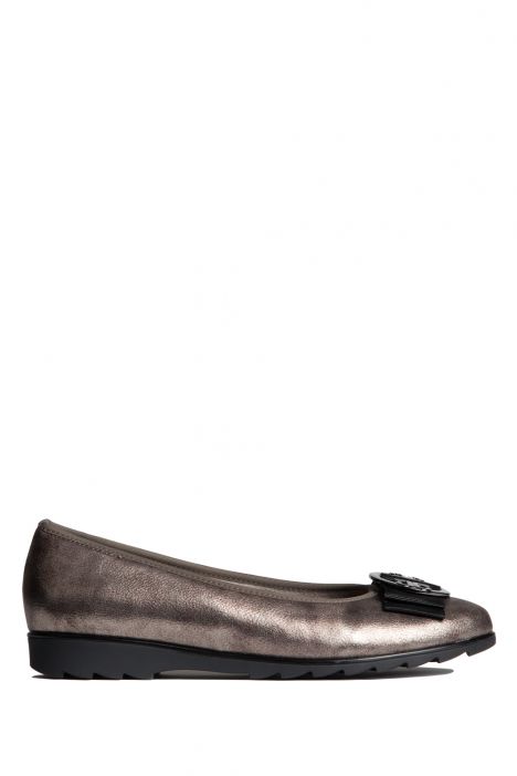 63384 Ara Shoes Kadın Deri Babet 3,5-8,5 CRU-MET, TAUPE - 83CT