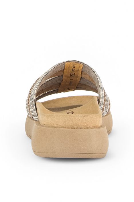 63752 Gabor Kadın Taşlı Anatomik Terlik 36-41 82 Altın/Strass HT gold kombi