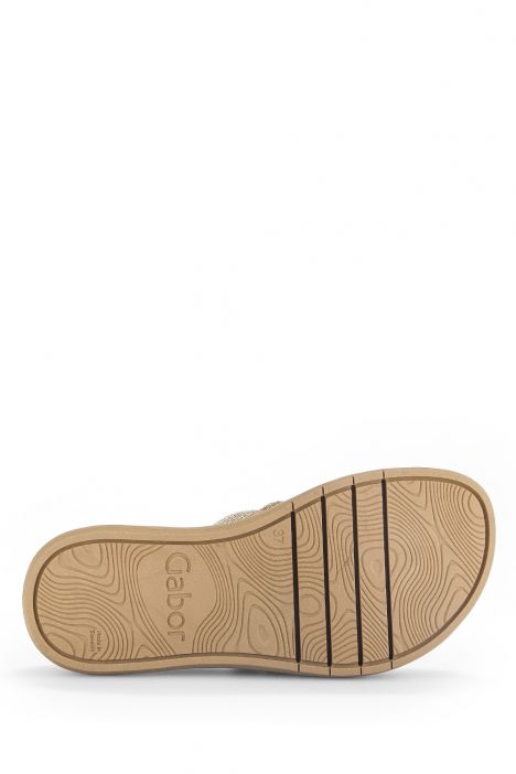 63752 Gabor Kadın Taşlı Anatomik Terlik 36-41 82 Altın/Strass HT gold kombi