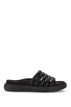 63752 Gabor Kadın Taşlı Anatomik Terlik 36-41 87 Siyah/Strass HT black