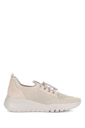 63455 Gabor Kadın Taşlı Sneaker Ayakkabı 3.5-7.5 42 Bej/Strech/Samtchevreau  oak (Glitter)
