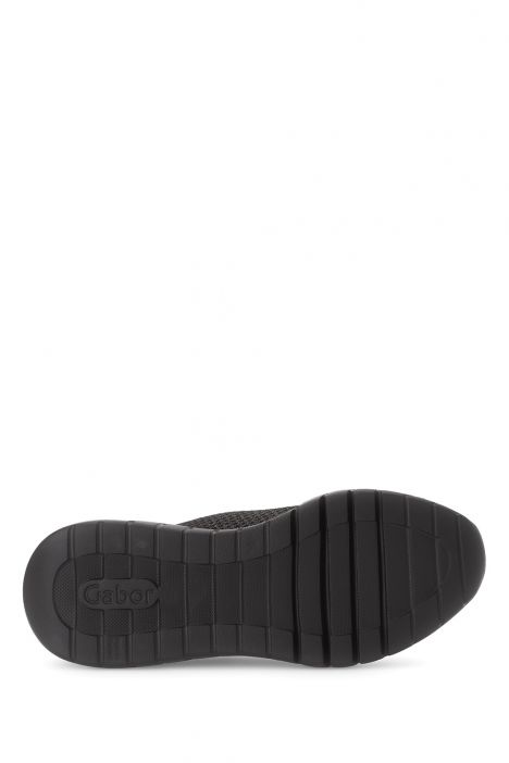 63455 Gabor Kadın Taşlı Sneaker Ayakkabı 3.5-7.5 47 Siyah/Strech/Nappa schwarz (Glitter)