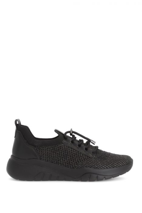 63455 Gabor Kadın Taşlı Sneaker Ayakkabı 3.5-7.5 47 Siyah/Strech/Nappa schwarz (Glitter)