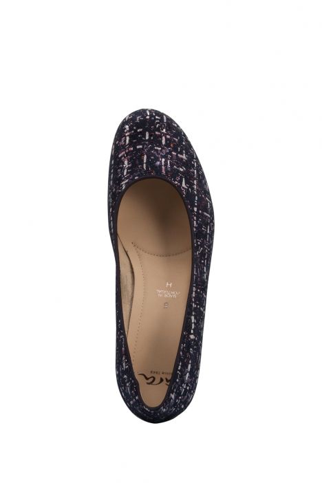 63619 Ara Shoes Kadın Topuklu Deri Ayakkabı 3.5-8.0 FANCY,BLUE - 87FB