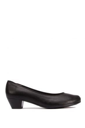 63619 Ara Shoes Kadın Topuklu Deri Ayakkabı 3.5-8.0 KALF,BLACK - 81KB