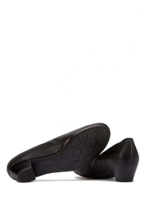 63619 Ara Shoes Kadın Topuklu Deri Ayakkabı 3.5-8.0 KALF,BLACK - 81KB