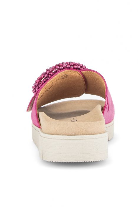 63745 Gabor Kadın Tokalı Anatomik Terlik 36-41 10 Pembe/Samtchevreau pink