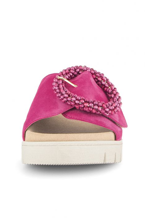 63745 Gabor Kadın Tokalı Anatomik Terlik 36-41 10 Pembe/Samtchevreau pink