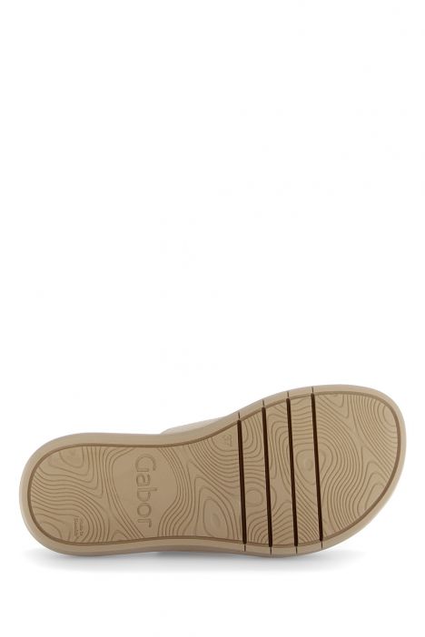63755 Gabor Kadın Anatomik Terlik 36-41 14 Karamel/Samtch./Treccia L. caramel/champagner