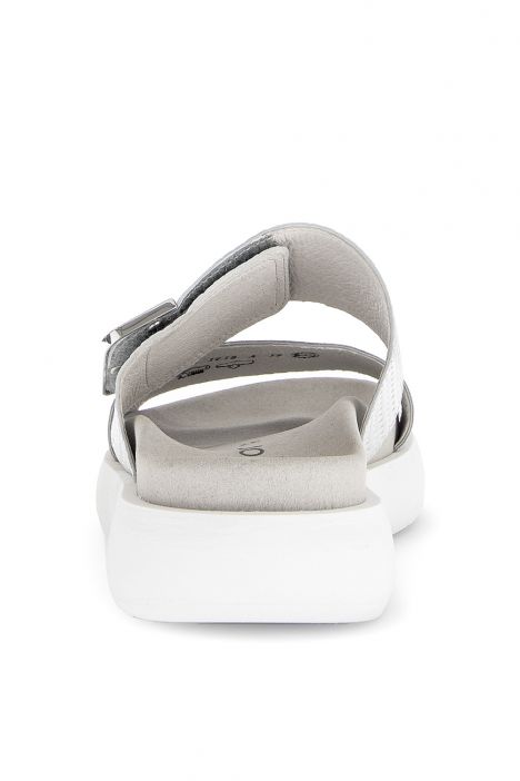 63755 Gabor Kadın Anatomik Terlik 36-41 19 Gri/Samtch./Treccia L. lightgrey/silber